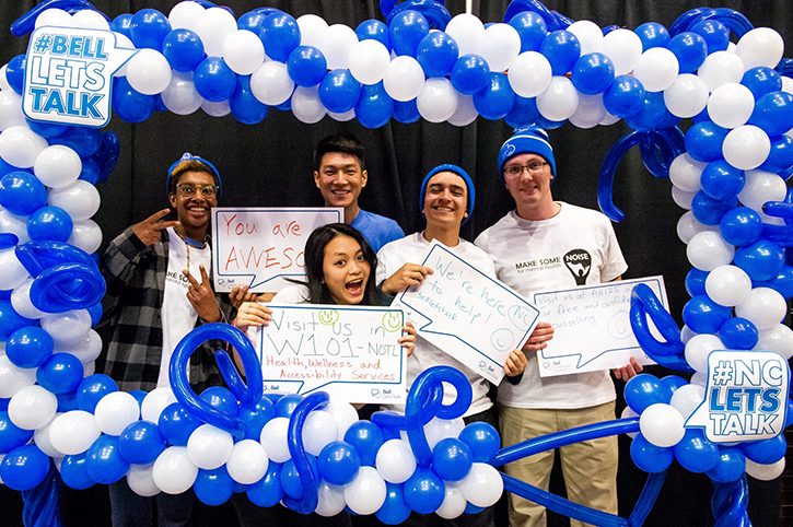 Students making actions count as partners in the 2020 Bell Let&rsquo;s Talk Day campaign
