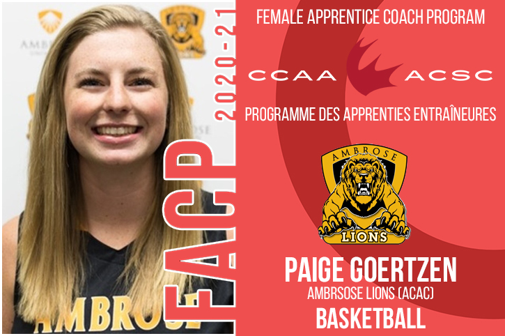 Female Apprentice Coach Program: Goertzen