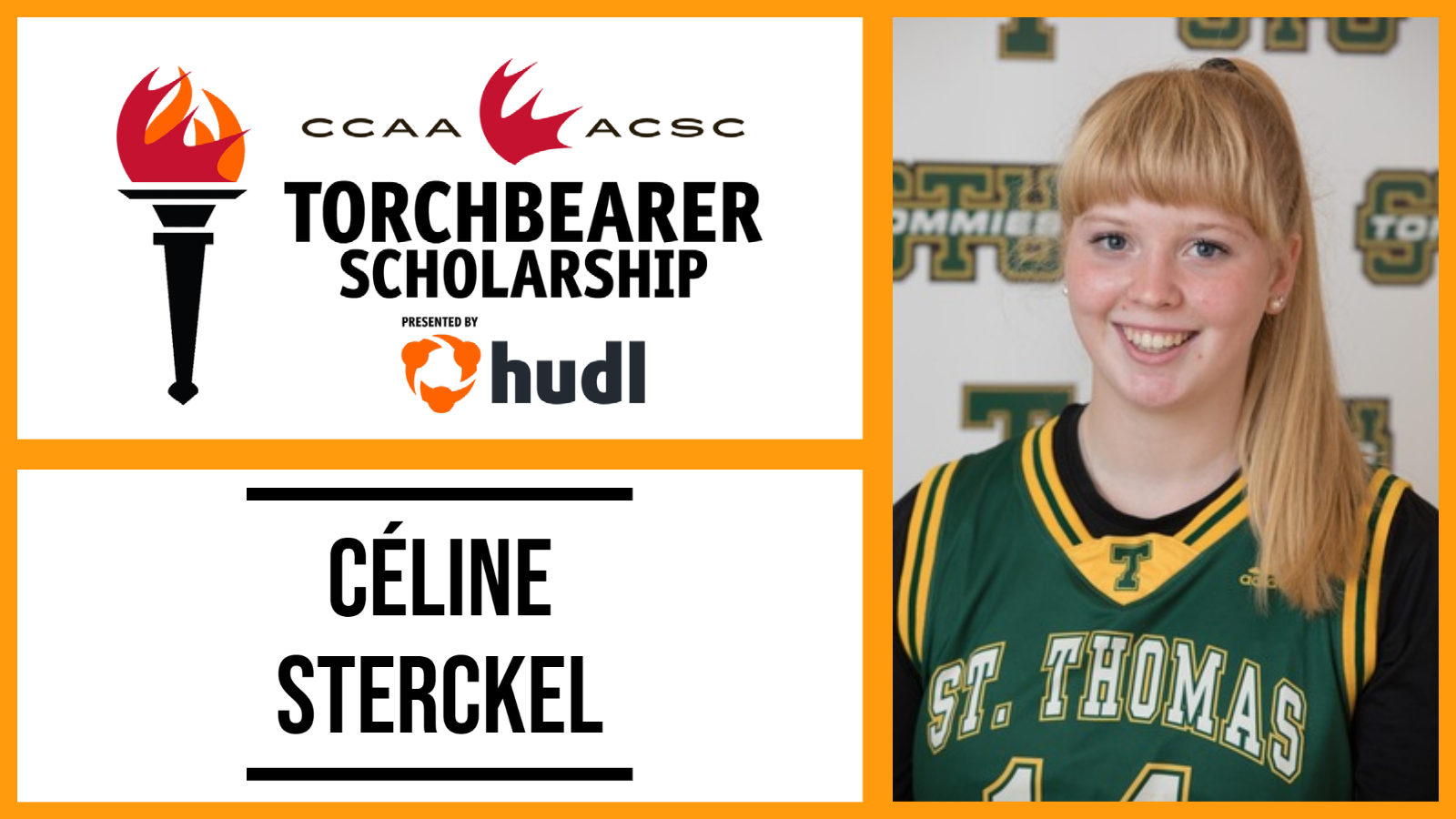 C&eacute;line Sterckel is a CCAA Torchbearer