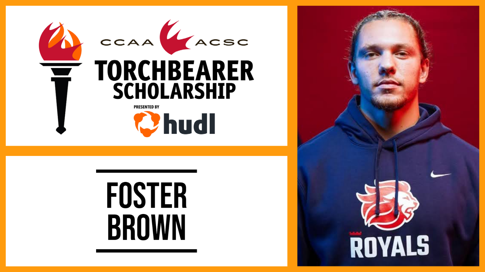 Foster Brown is a CCAA Torchbearer