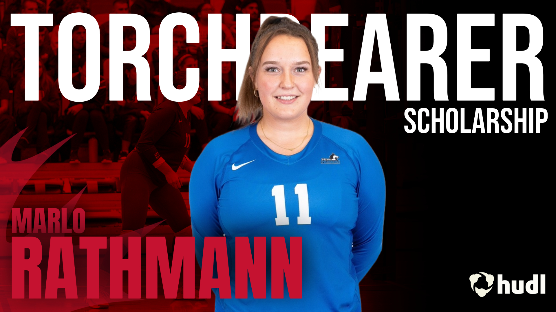 Marlo Rathmann is a CCAA Torchbearer