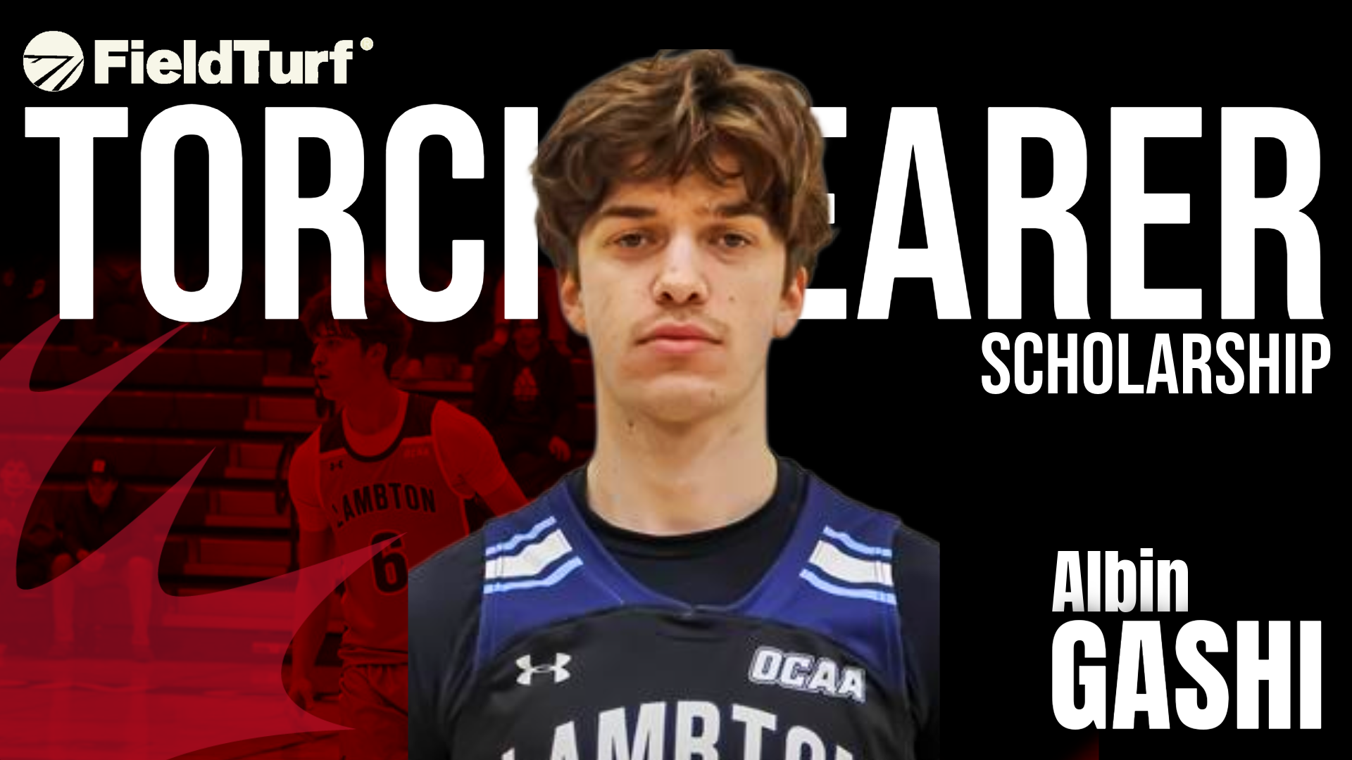 Lambton College&rsquo;s Albin Gashi Named 2026 CCAA Torchbearer Presented by FieldTurf