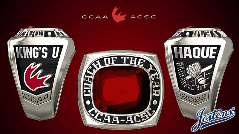 Haque named CCAA Badminton Coach of the Year