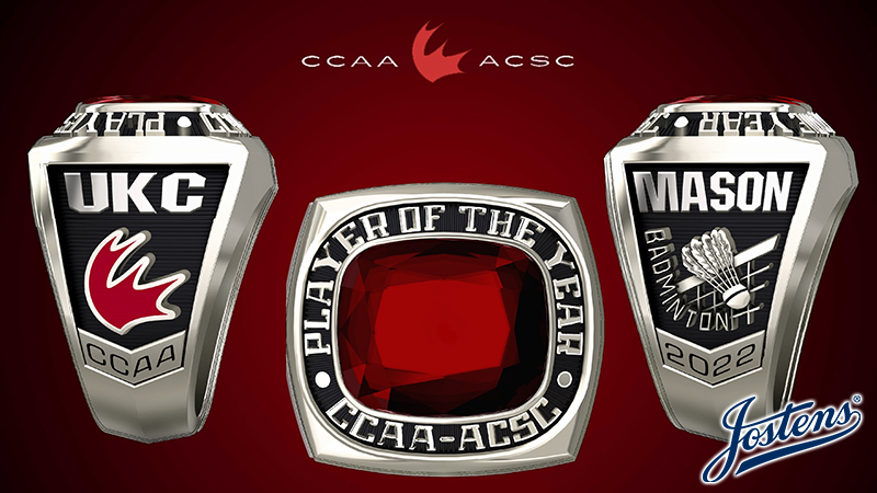 CCAA Men&rsquo;s Badminton award recipients