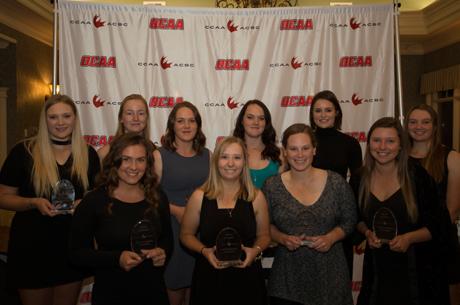 2017 CCAA Women&rsquo;s Golf All-Canadians