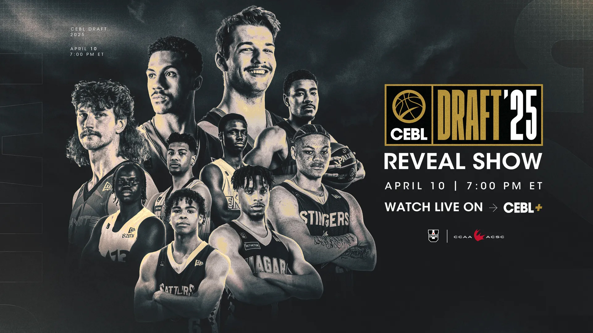 &lsquo;2025 CEBL DRAFT REVEAL SHOW&rsquo; SET FOR APRIL 10 ON CEBL+