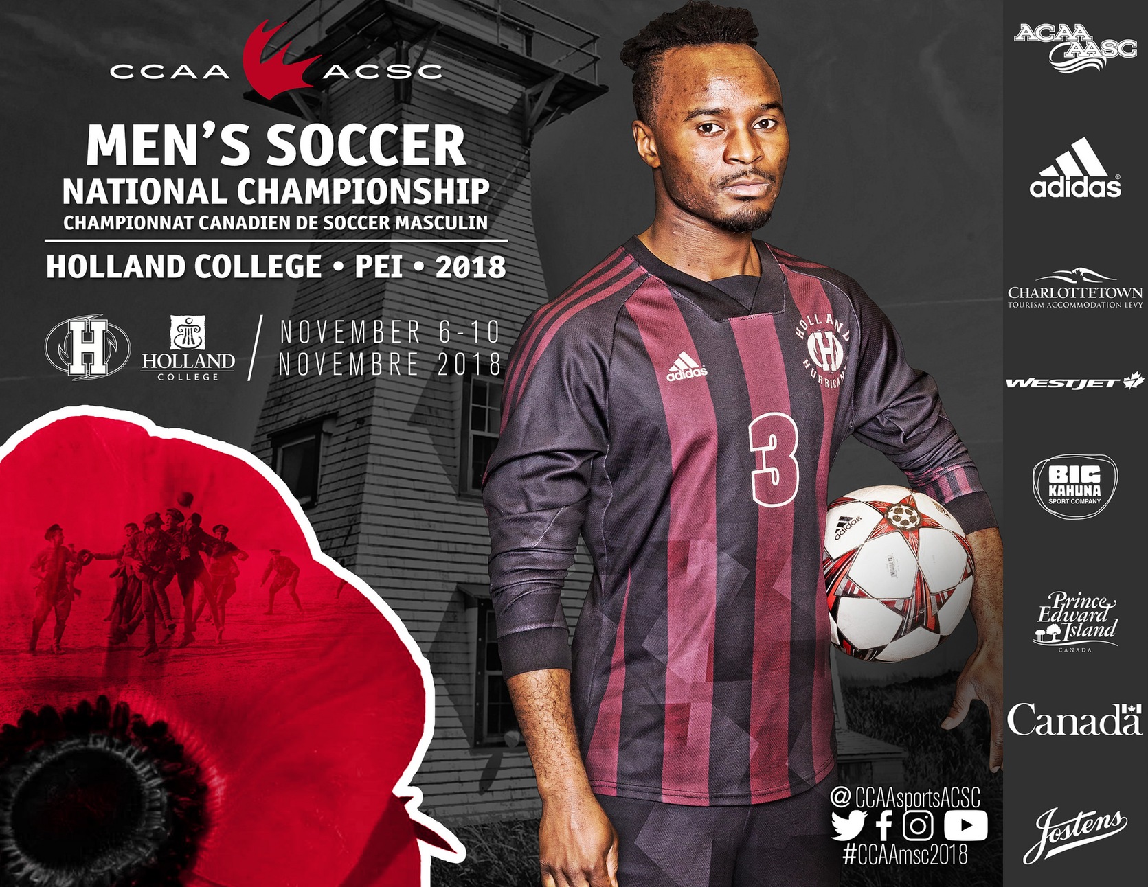 Men&rsquo;s Soccer: 2018 quarter-final matchups