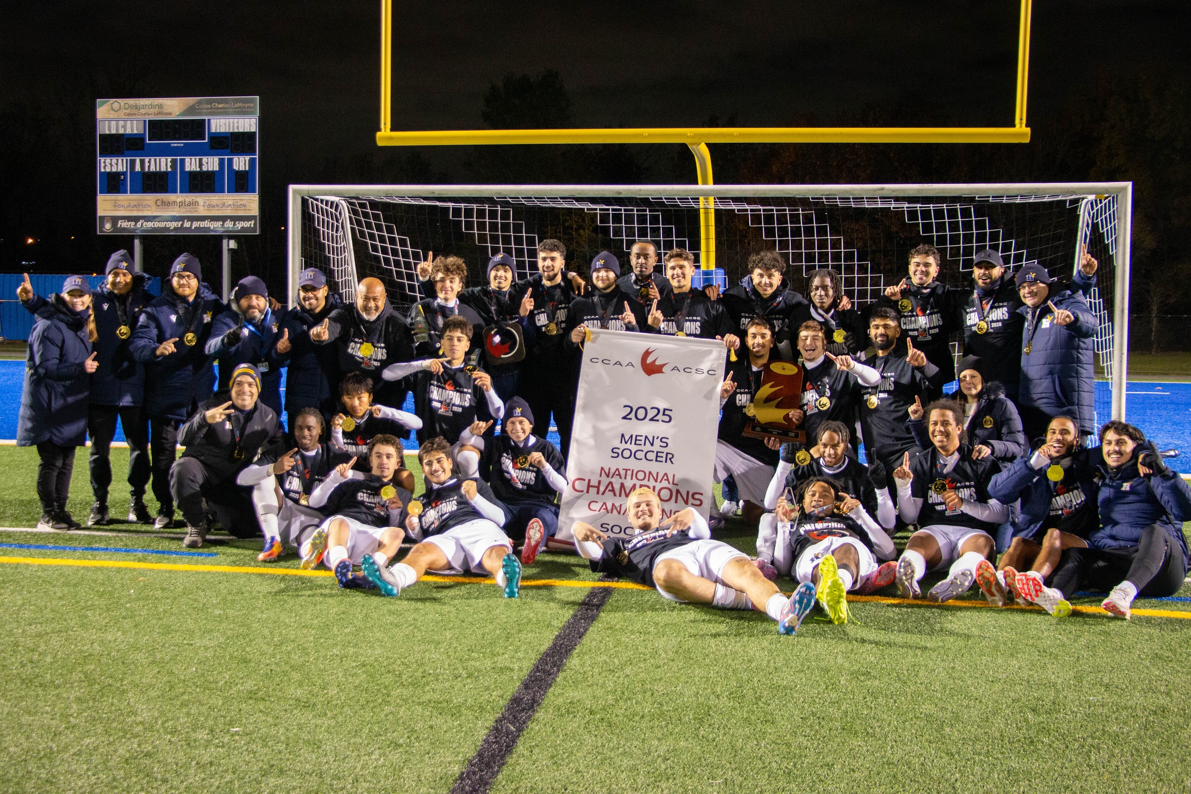 Humber Hawks are the 2025 CCAA Men's Soccer Champions