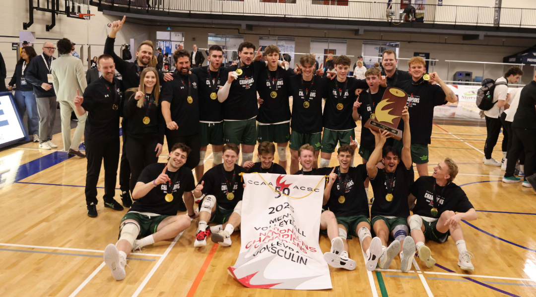 The Red Deer Kings are the 2025 CCAA Men's Volleyball Champions