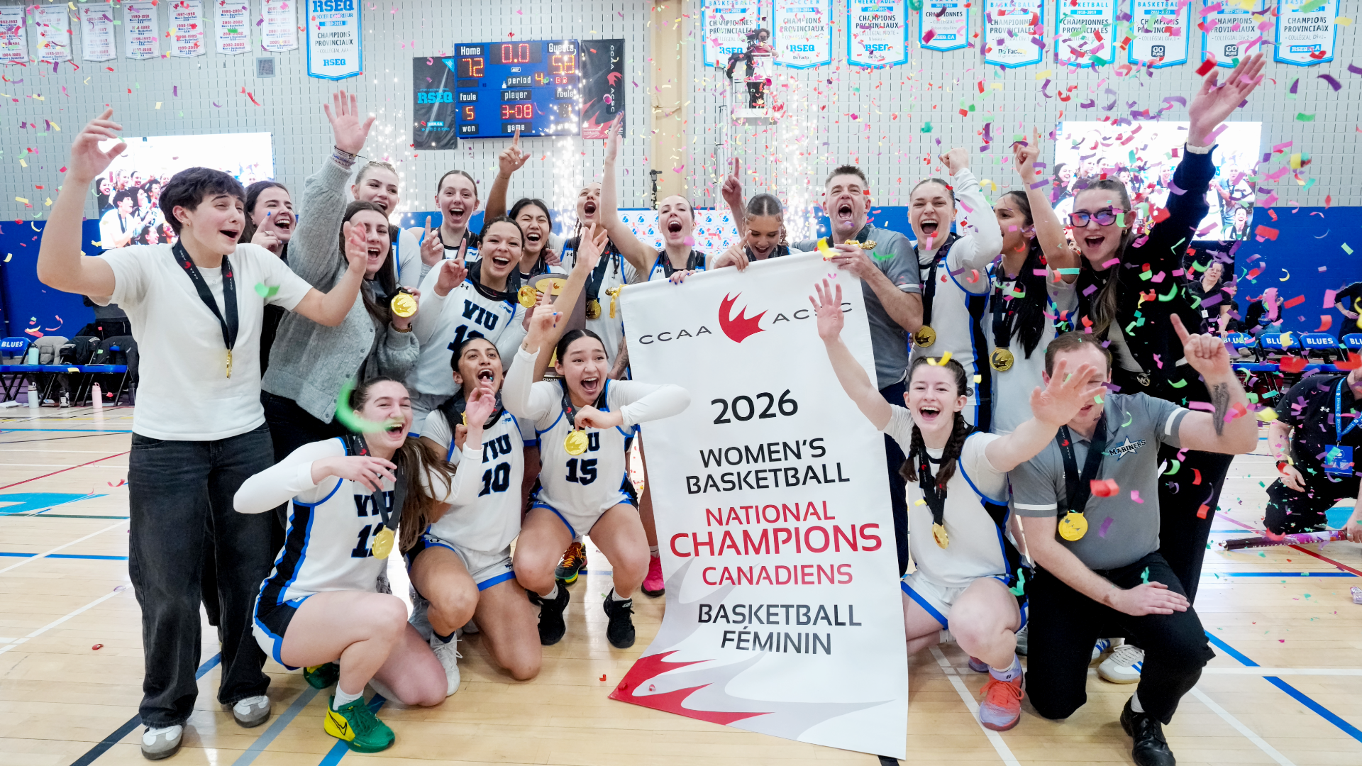 VIU Mariners Crowned at CCAA Championship
